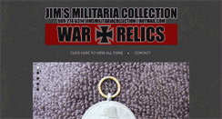 Desktop Screenshot of jimsmilitariacollection.com